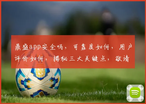 鼎盛app安全吗，可靠度如何，用户评价如何，揭秘三大关键点，敬请关注